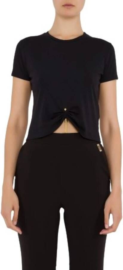 Elisabetta Franchi T-Shirts Zwart Dames