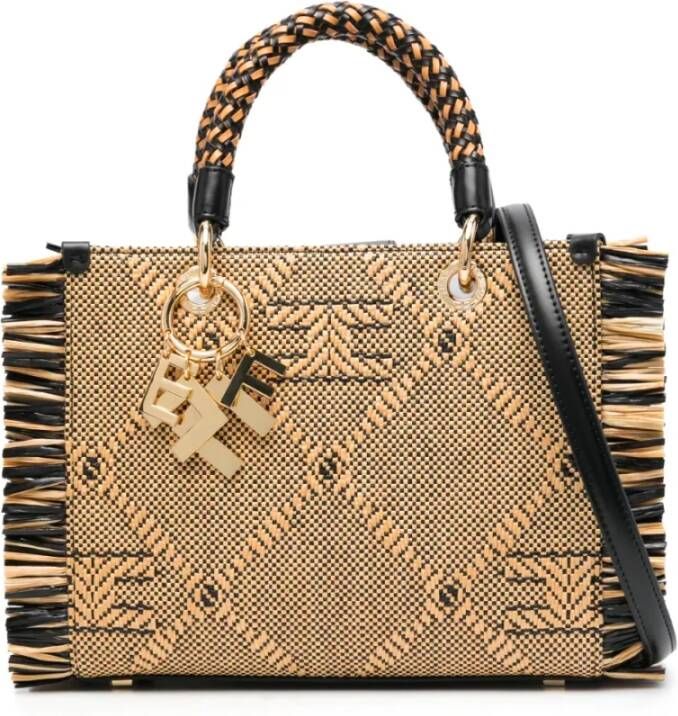 Elisabetta Franchi Tote Bags Bruin Dames