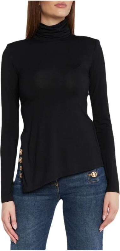 Elisabetta Franchi Turtlenecks Zwart Dames