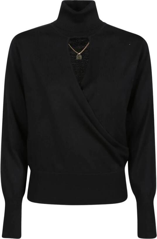 Elisabetta Franchi Turtlenecks Zwart Dames