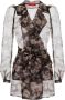 Elisabetta Franchi "Upgrade Jouw Garderobe met deze Zwart en Grijs Overhemd" Zwart Dames - Thumbnail 1