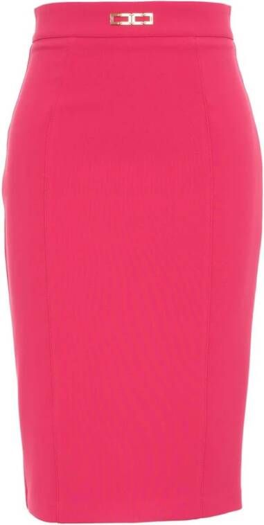 Elisabetta Franchi Women Clothing Skirts Pink Noos Roze Dames
