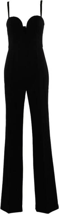 Elisabetta Franchi "Zwart Stoffen Jumpsuit" Zwart Dames