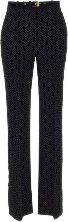 Elisabetta Franchi Zwarte Broek van Zwart Dames