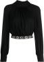 Elisabetta Franchi Zwarte Shirt voor Vrouwen Zwart Dames - Thumbnail 1