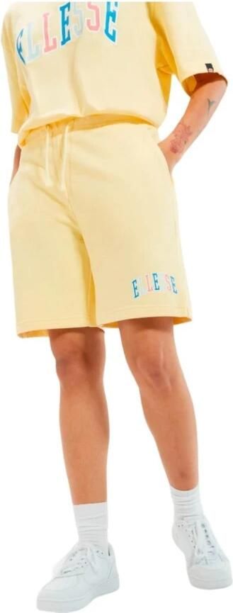 Ellesse Comfortabele Unisex Katoenen Shorts Yellow - Foto 3