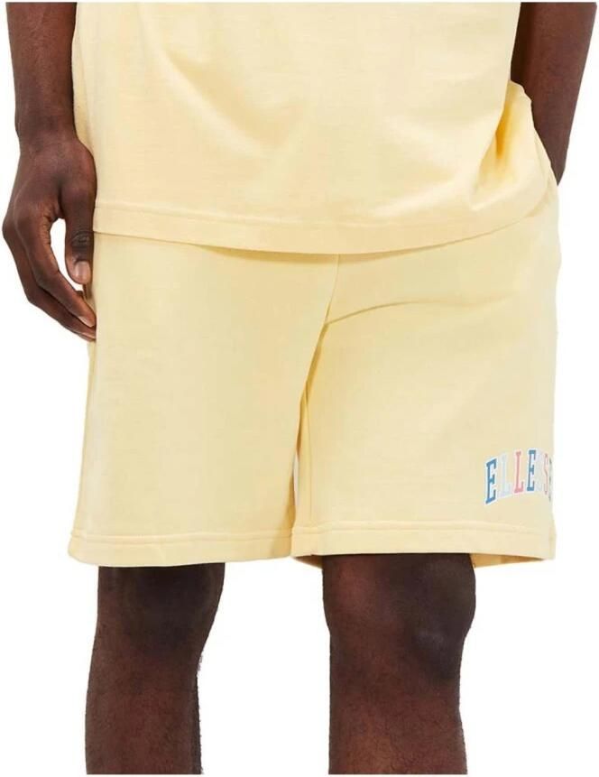 Ellesse Comfortabele Unisex Katoenen Shorts Yellow