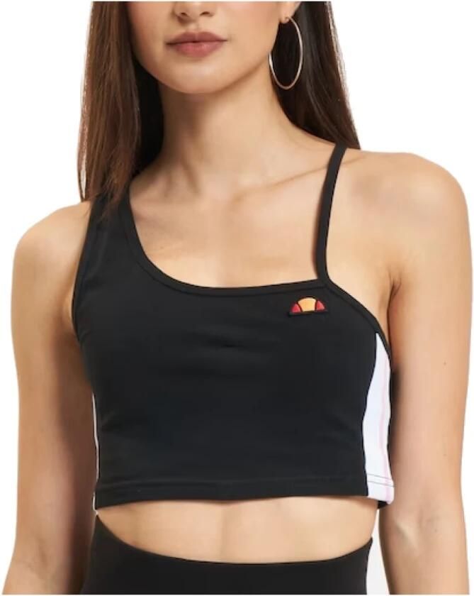 Ellesse Crop Top Shirts Black Dames - Foto 4