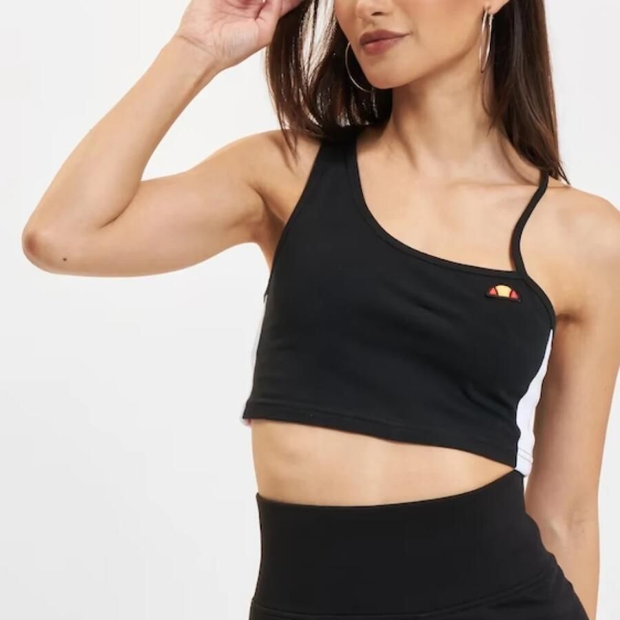 Ellesse Crop Top Shirts Black Dames