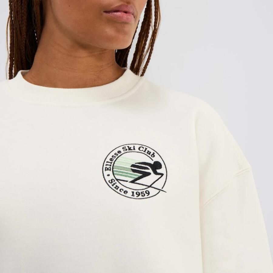 Ellesse Stijlvolle Sweatshirt voor Mannen White Dames - Foto 2