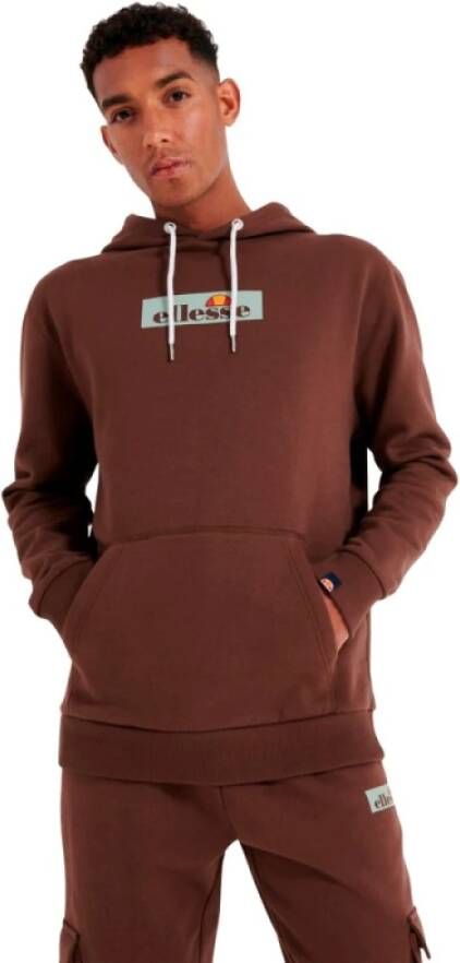 Ellesse Hoodies Bruin Heren