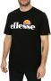 Ellesse Zwarte Logo Print Korte Mouw T-shirt Black Heren - Thumbnail 6
