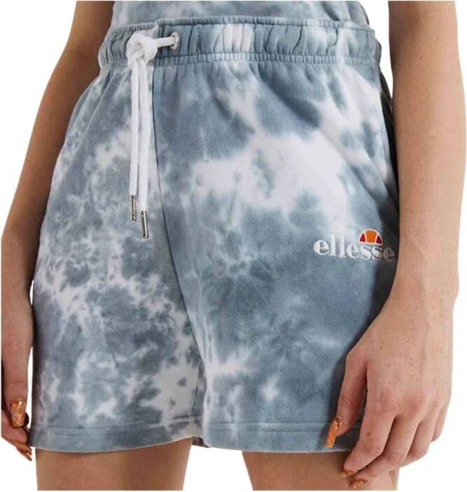 Ellesse Denples Tie Dye Shorts Blue Dames