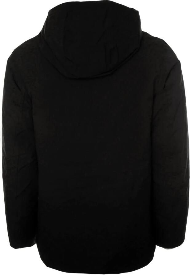 Elvine Lichte winterjas met verstelbare capuchon Black Heren