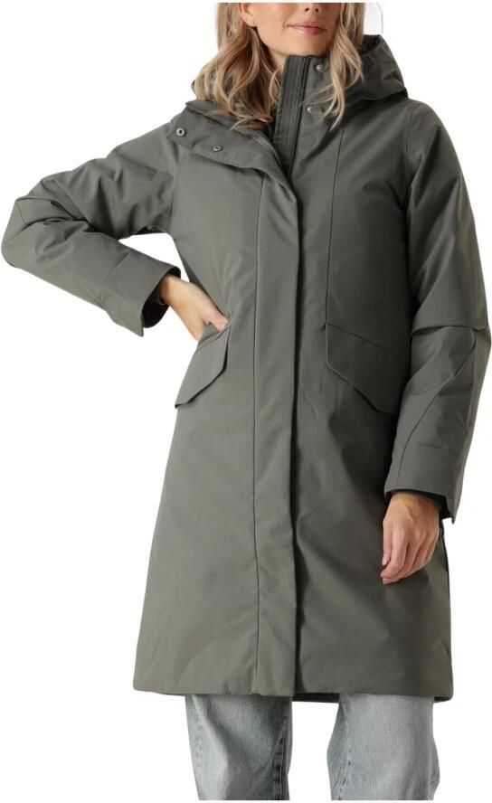 Elvine Stijlvolle Gewatteerde Jas voor Vrouwen Gray Dames - Foto 9