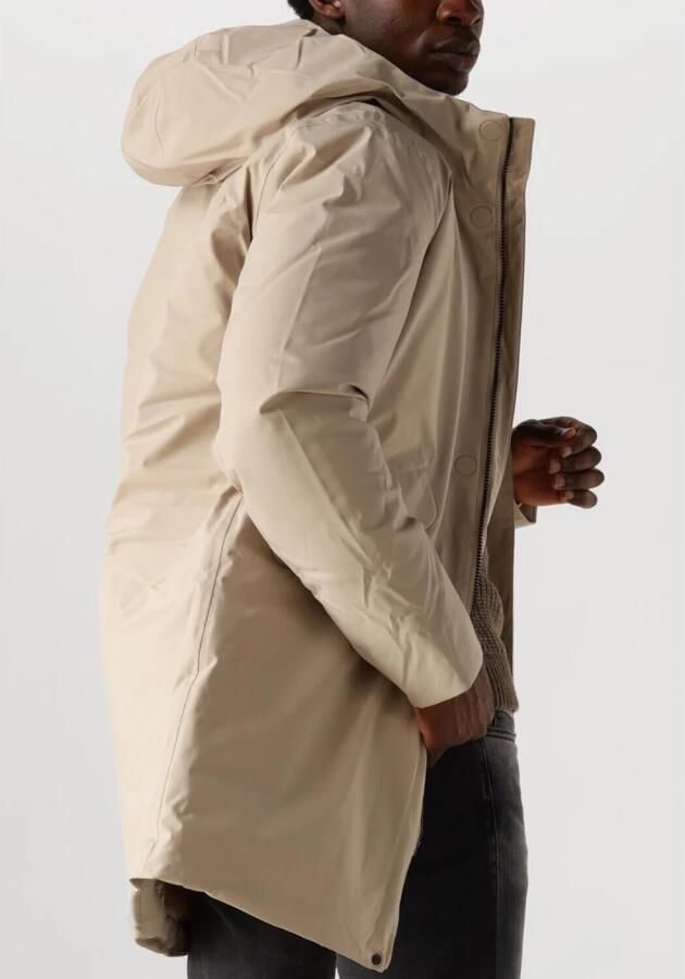 Elvine Stijlvolle Zand Parka voor Mannen Beige Heren - Foto 6