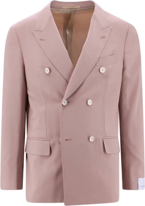 Emanuela Caruso Blazers Roze Heren