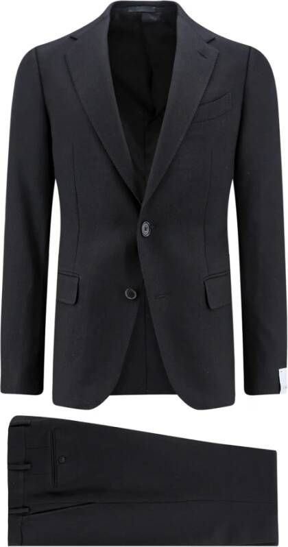 Emanuela Caruso Single Breasted Suits Zwart Heren