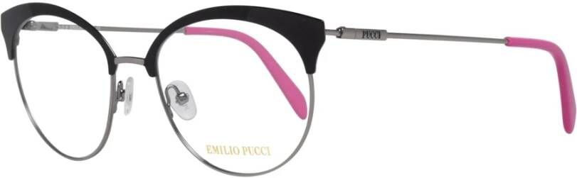 EMILIO PUCCI Zwarte Vlinder Optische Frames met Merkhoes Black Dames