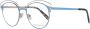 EMILIO PUCCI Blauwe Metalen Full-Rim Optische Monturen Blue Dames - Thumbnail 1