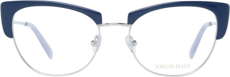 EMILIO PUCCI Blauwe Cat Eye Optische Monturen Blue Dames