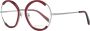 EMILIO PUCCI Rode Vrouwen Optische Frames Ronde Stijl Red Dames - Thumbnail 1