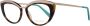 EMILIO PUCCI Bruine Cat-Eye Optische Monturen voor Vrouwen Brown Dames - Thumbnail 1