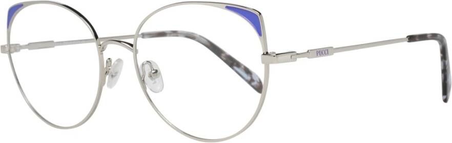 EMILIO PUCCI Stijlvolle Grijze Optische Monturen Gray Dames