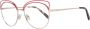EMILIO PUCCI Rose Gold Women Optical Frames Multicolor Dames - Thumbnail 1