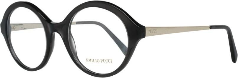 EMILIO PUCCI Zwarte optische monturen voor vrouwen Black Dames