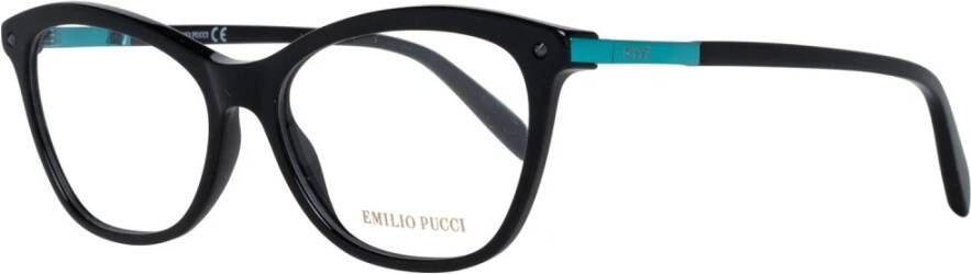 EMILIO PUCCI Zwarte optische monturen voor vrouwen Black Dames