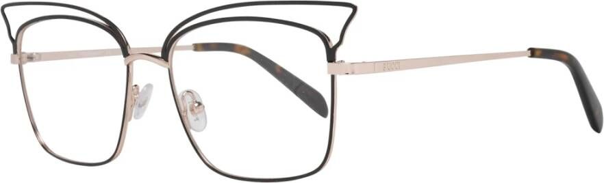 EMILIO PUCCI Zwarte optische monturen voor vrouwen Black Dames