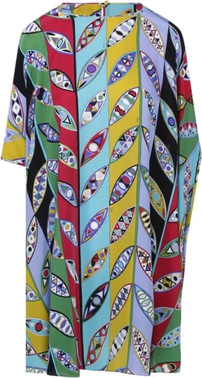 EMILIO PUCCI Viola Verde Cape Jacket Multicolor Dames