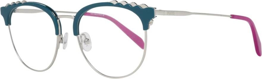 EMILIO PUCCI Turquoise Dames Optische Monturen Blue Dames