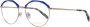 EMILIO PUCCI Paarse Gouden Metalen Dames Optische Brillen Purple Dames - Thumbnail 1