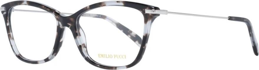 EMILIO PUCCI Bruine Cat Eye Spiegelende Optische Monturen Brown Dames