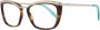 EMILIO PUCCI Bruine Dames Optische Monturen Metaal Plastic Brown Dames - Thumbnail 1
