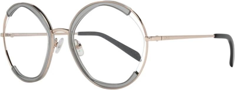 EMILIO PUCCI Grijze Metalen & Kunststof Optische Frames Gray Dames