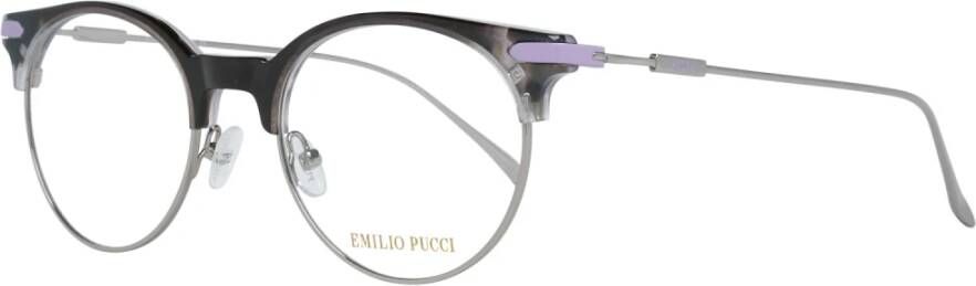EMILIO PUCCI Multicolor Ronde Optische Monturen voor Vrouwen Multicolor Dames
