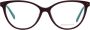 EMILIO PUCCI Bourgondische Dames Optische Frames Multicolor Dames - Thumbnail 1