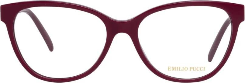 EMILIO PUCCI Rode plastic optische monturen voor vrouwen Red Dames