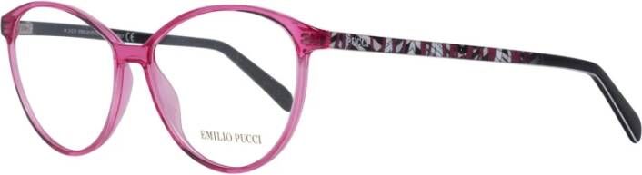 EMILIO PUCCI Roze Plastic Dames Optische Brillen Pink Dames