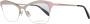 EMILIO PUCCI Rose Gouden Half-Rim Optische Monturen voor Vrouwen Pink Dames - Thumbnail 1