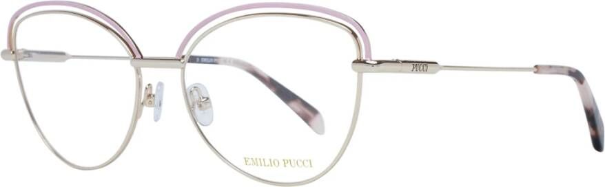 EMILIO PUCCI Stijlvolle Roze Optische Brillen voor Vrouwen Pink Dames