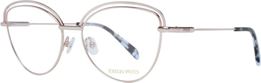 EMILIO PUCCI Rose Gouden Cat Eye Brilmonturen Pink Dames