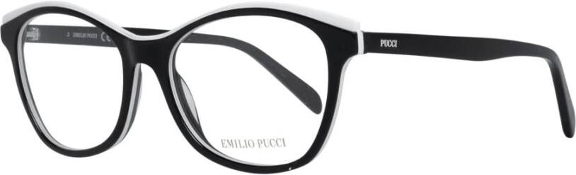 EMILIO PUCCI Zwarte Dames Plastic Frame Black Dames