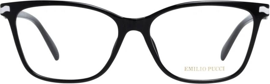 EMILIO PUCCI Zwarte Kunststof Brilmonturen Black Dames