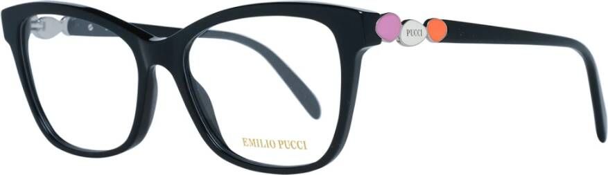 EMILIO PUCCI Zwarte optische monturen voor dames Black Dames
