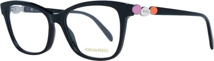 EMILIO PUCCI Zwarte optische monturen voor dames Black Dames
