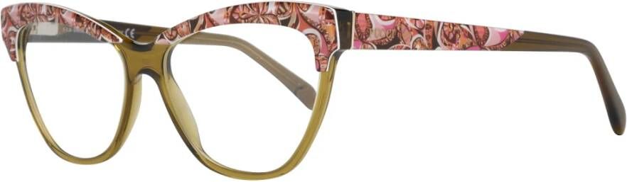 EMILIO PUCCI Multicolor Dames Optische Brillen met Veerscharnier Multicolor Dames